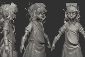 design 3d realistic character modelling  daz3d character design  cc4 ue5 rig