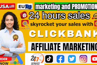 build clickbank affiliate marketing sales funnel and landing page