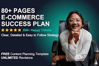 create an ecommerce marketing strategy with detailed action plan