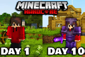 make thumbnails for you minecraft youtube videos