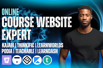 podia kajabi thinkific teachable learnworlds learndash