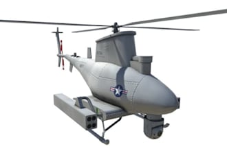 realistic copter drone, aircraft modeling, cad modelling, aerospace drone stl