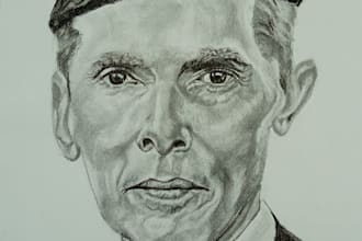 do hand drawn pencil sketch portraits from photos