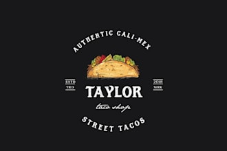 make exclusive low rider taco shop logo