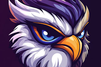 rofessional unique nft art, cartoon, mascot, logo design