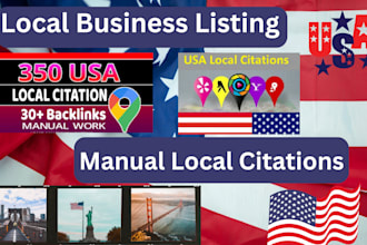 do local USA citation listing 350 USA local citations and directory submission