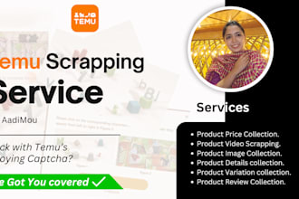 collect product information from temu