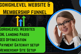 gohigh level website ghl landingpage ghl migration ghl elementor membership site