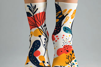 design custom and unique socks design