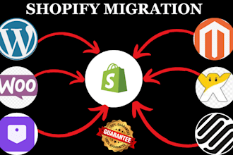 migrate ecommerce clone wordpress godaddy squarespace wix to shopify migration