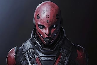 draw sci fi illustration and sci fi art