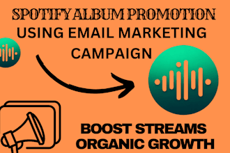 do best email marketing campaign for organic spotify album promotion