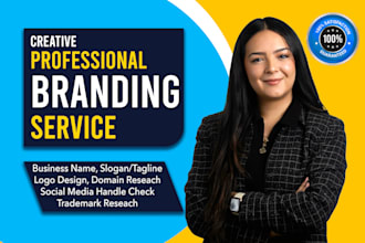 create your business name, slogan, logo and brand identity