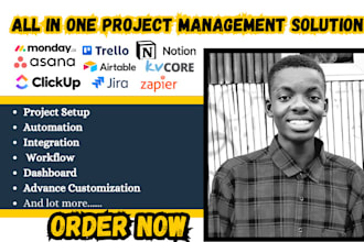 setup monday crm monday board clickup task  notion slack zoho monday workflow