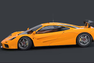 custom car design, 3ds max render, convertible car interior, gtav game car model