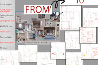 technical architectural drawings for your 3d