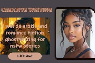 do erotic and romance fiction ghostwriting for nsfw stories and video