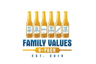make stylish attitude beer distributor logo