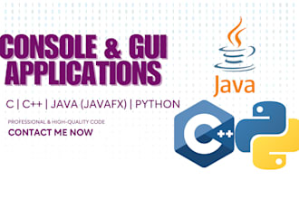 code c cpp java javafx scenebuilder python console  gui applications
