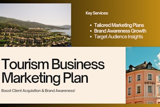 create a tailored marketing plan to grow your tourism business