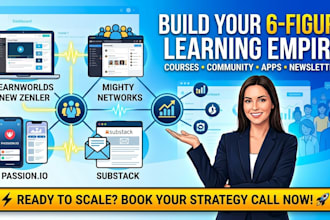 design learnworlds mighty networks new zenler passion io app substack newsletter