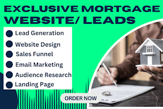 mortgage leads home warranty leads mortgage sales funnel mortgage landing page