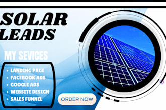 generate highly converting solar leads solar leads website