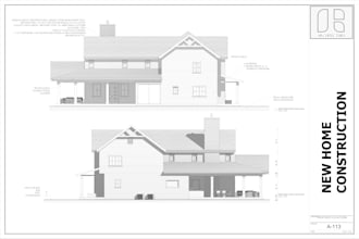 draw and plan home renovation addition blueprint for permit