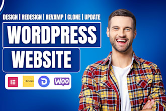 design or redesign wordpress website on bluehost siteground hostinger hostgator