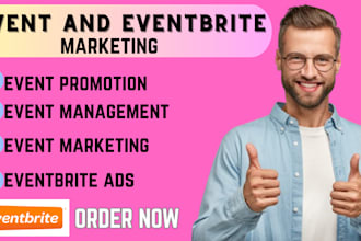 promote eventbrite, ticket booking, conference, webinar, event marketing