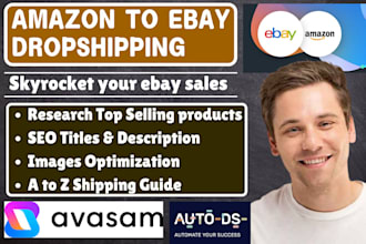 do amazon to ebay dropshipping add product listing ebay SEO variation avasam