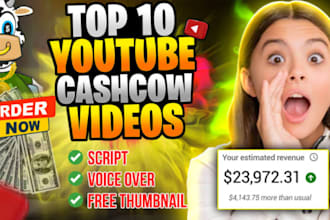 create viral automated cash cow faceless videos, cash cow yt,cash cow channel