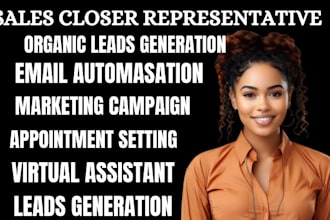 be your sales closer,sales representive leads generation cold calling