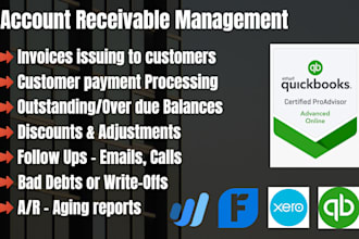 do manage your accounts receivables on xero quickbooks and wave