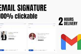 make clickable email signature for gmail