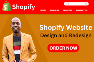 do shopify store design, shopify ecommerce website development