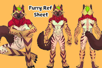 furry ref sheet, reference sheet, furry oc, fursona art,  furry art, nsfw furry