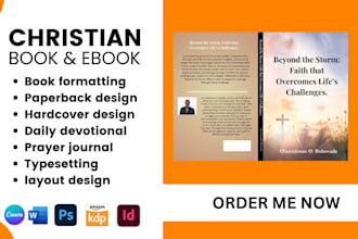 daily devotional, christian ebook, journal for you, using canva, indesign