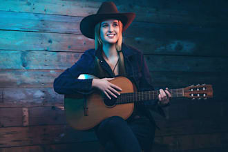 do custom country folk pop song as a female singer songwriter