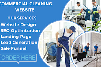 design commercial cleaning resident cleaning janitorial window cleaning website