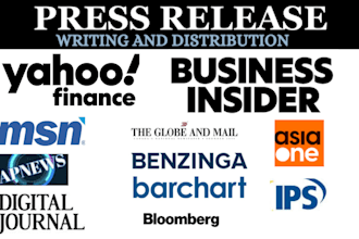 do press release distribution on high authority pr sites  yahoo finance ,apnews