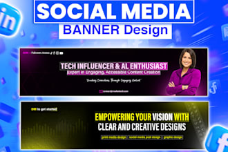 design professional social media banners and facebook covers