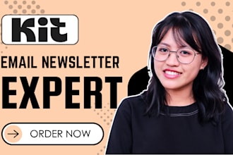setup convertkit account, convertkit newsletter template design kit landing page
