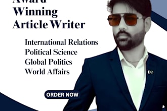 provide expert research in international relations , political science