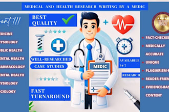 handle nursing, medicine and public health research writing