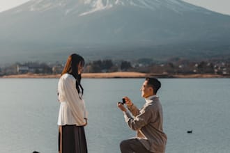 be your professional  photographer in mt fuji