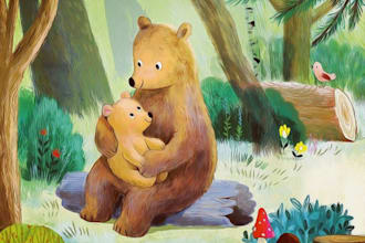 illustrate children book illustration, children  book illustration