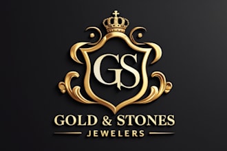 do luxury, modern, jewelry, family crest logo
