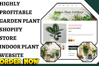 design indoor plants shopify artificial plant store garden plant flower website