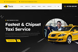 design vtc website limousine website, taxi website, chauffeur website vtc design